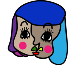 Conjoined twins sticker #15563500