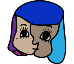 Conjoined twins sticker #15563504