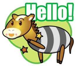 big horse boy sticker #15563514