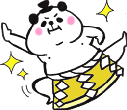 Everyday of twin pandas sticker #15563604