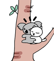 Animals travel in Australia sticker #15563610