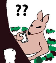 Animals travel in Australia sticker #15563619