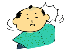 Sluggish samurai sticker #15564532