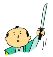 Sluggish samurai sticker #15564541