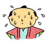 Sluggish samurai sticker #15564549