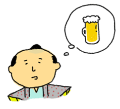 Sluggish samurai sticker #15564554