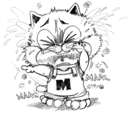 Maw Cat sticker #15564706