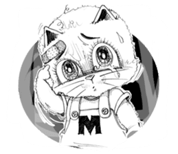 Maw Cat sticker #15564713