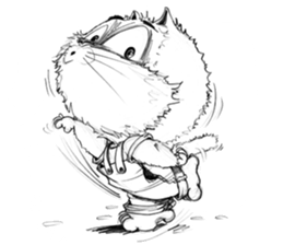 Maw Cat sticker #15564726