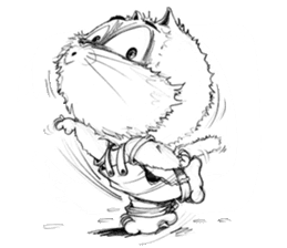 Maw Cat sticker #15564726