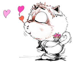 Maw Cat sticker #15564727