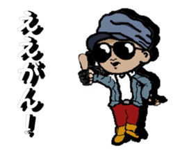 motorcycle with a sidecar of tottori sticker #15565615