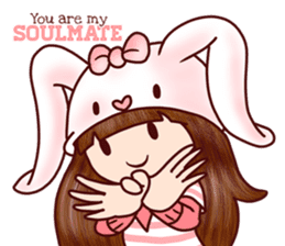 SOULMATE-YOU'RE THE ANSWER TO MY PRAYER sticker #15566041