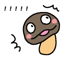 Beans and mushroom sticker #15566122