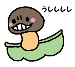 Beans and mushroom sticker #15566126