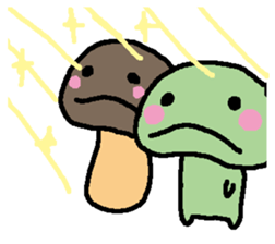 Beans and mushroom sticker #15566128