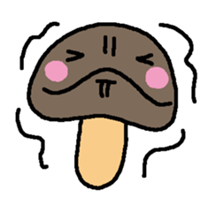 Beans and mushroom sticker #15566133