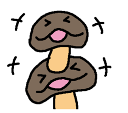 Beans and mushroom sticker #15566135