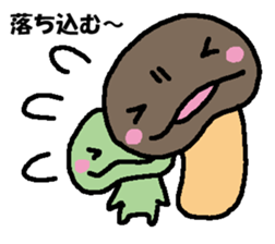 Beans and mushroom sticker #15566140