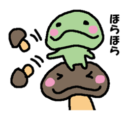 Beans and mushroom sticker #15566142