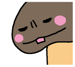 Beans and mushroom sticker #15566151