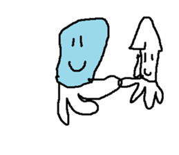 tako ika kurage sticker #15566272