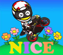 love motorcycle! love bike! love race!2 sticker #15566308