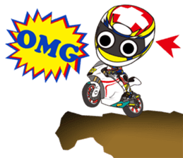 love motorcycle! love bike! love race!2 sticker #15566320