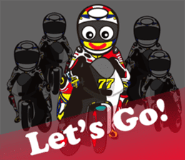 love motorcycle! love bike! love race!2 sticker #15566325