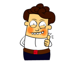 Personality Funny Boy Character sticker #15567707