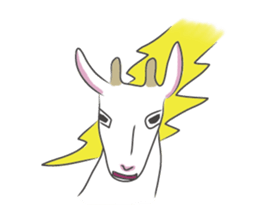 Yagibe a little goat sticker #15568124