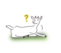 Yagibe a little goat sticker #15568135