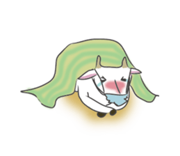 Yagibe a little goat sticker #15568139