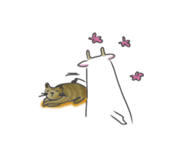 Yagibe a little goat sticker #15568142