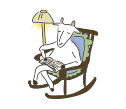 Yagibe a little goat sticker #15568144