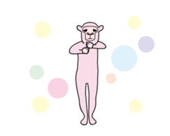 A camel which moves every time sticker #15568732