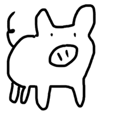 Pig series sticker #15569451