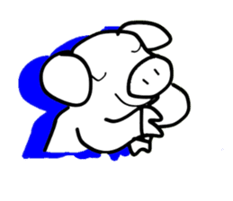Pig series sticker #15569454