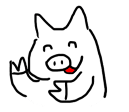 Pig series sticker #15569460