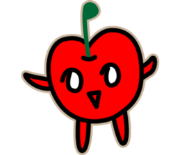 Apo-chan of Apple country sticker #15570322