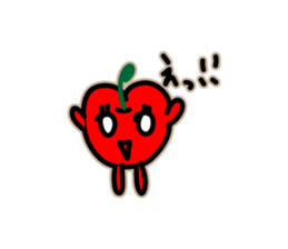 Apo-chan of Apple country sticker #15570340