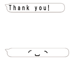 Thank you from balloon!(Japanese) sticker #15570508