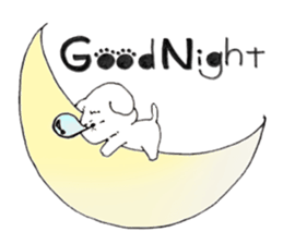 Maltese dog Snow sticker #15571508