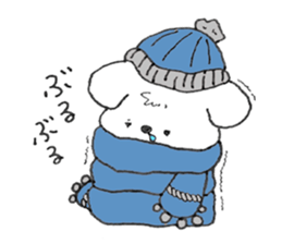 Maltese dog Snow sticker #15571528