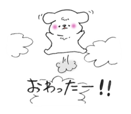 Maltese dog Snow sticker #15571530