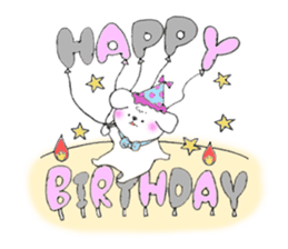 Maltese dog Snow sticker #15571536