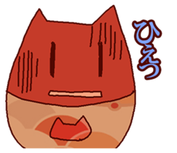 Red cat Dharma sticker #15572934