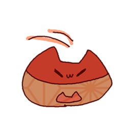 Red cat Dharma sticker #15572935