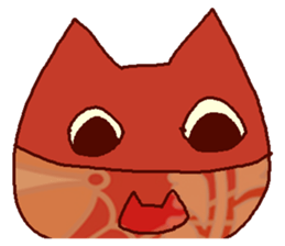 Red cat Dharma sticker #15572952