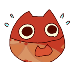 Red cat Dharma sticker #15572960